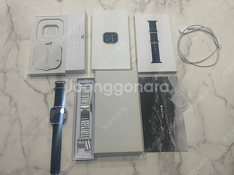 애플워치 울트라2 49mm 티타늄 셀룰러 판매합니다.--0
