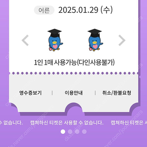 롯데월드 1/29 수요일 매직패스 7회권