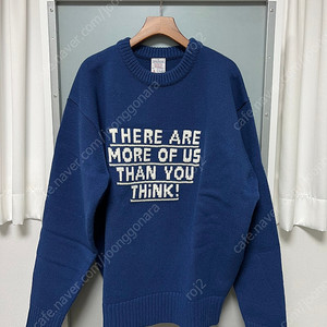 [L]23FW STU Lettering Printing Kint Blue