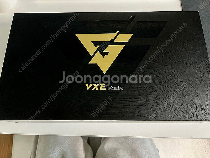Vxe75 화이트 아이스베리축 풀알루 키보드--3