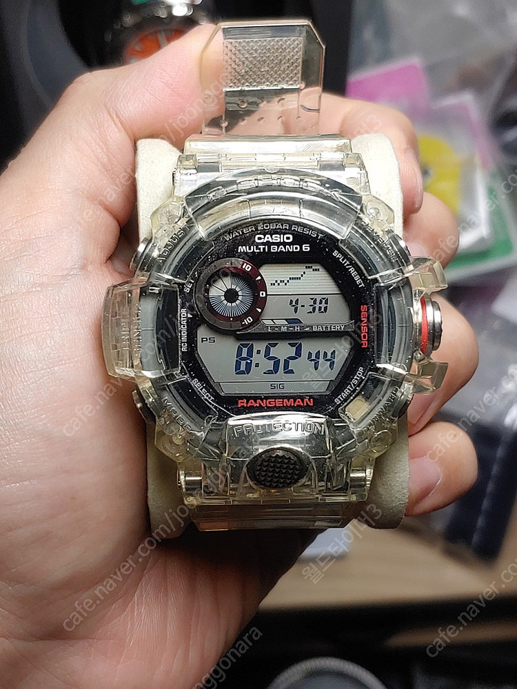 카시오 지샥 G-SHOCK 레인지맨 시계 GW-9400-1D 국내정발 (추가 벨베젤 포함) 이미지