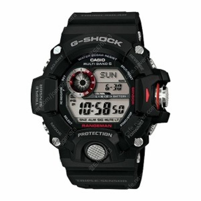 카시오 지샥 G-SHOCK 레인지맨 시계 GW-9400-1D 국내정발 (추가 벨베젤 포함) 이미지