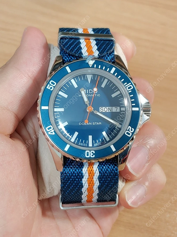 미도 오션스타 트리뷰트 청판 40mm (M026.830.11.041.00) 이미지