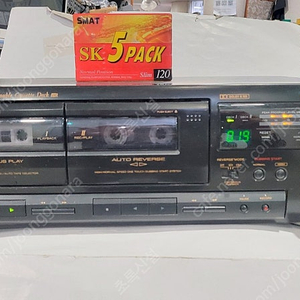 TEAC 더블데크 카세트 W-600R=정상작동 상태양호함 판매