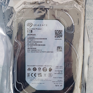 CCTV HDD 시게이트 하드디스크 6테라 seagate 6TB 미개봉