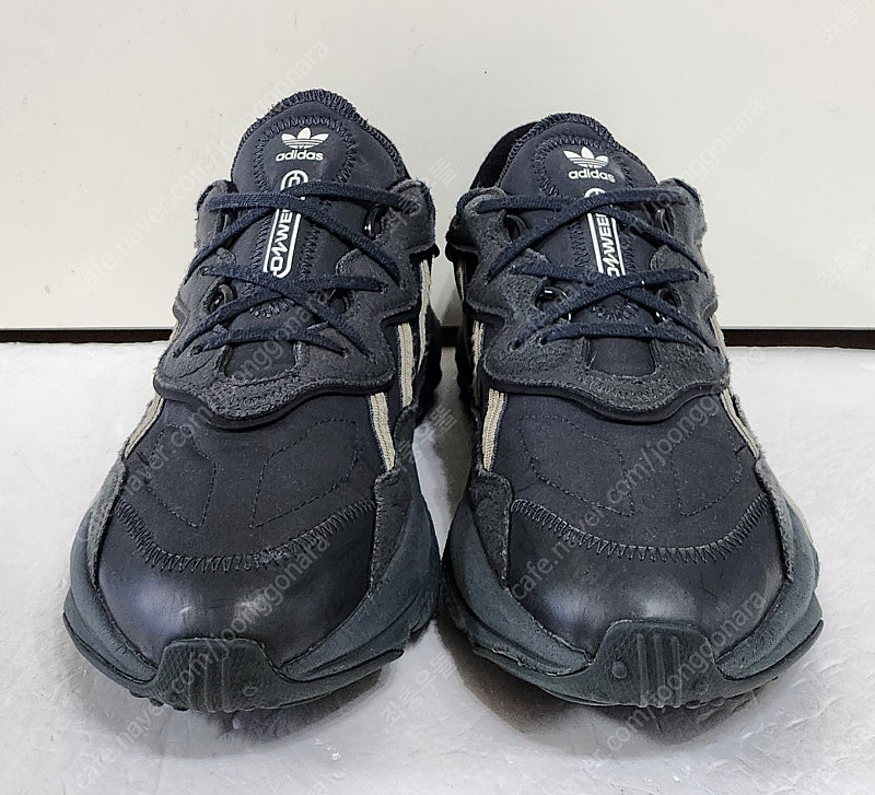 [260] 아디다스 오리지날 오즈위고 블랙카본카키 아디프린 adiPRENE 천연소가죽 레더스웨이드LTR 경량 런닝화...--2