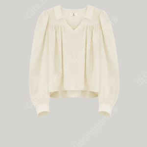 엘보른 enrica v-neck blouse 엔리카 브이넥 블라우스 아이보리 새제품