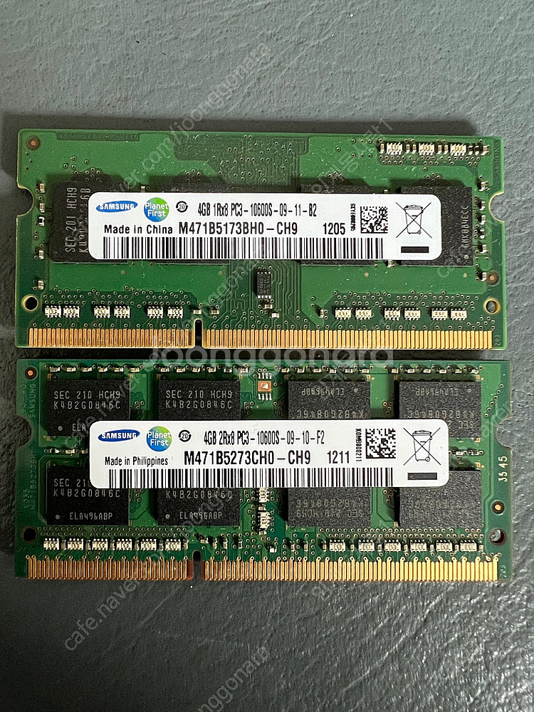 삼성전자 노트북 램 4gb pc3 10600s--0