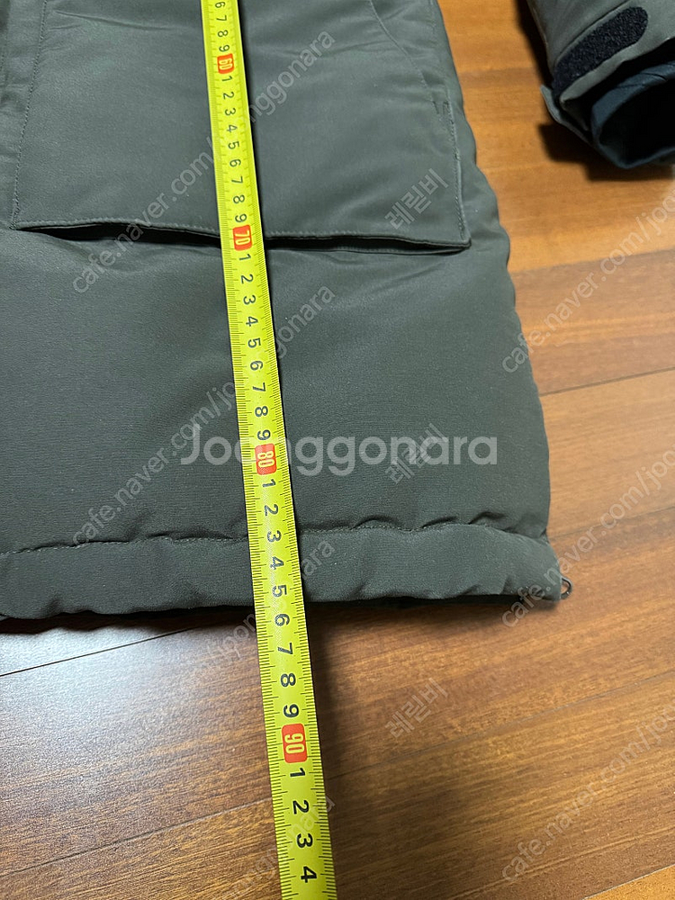 네파 패트릭 롱 구스 다운 패딩 L 카키--3