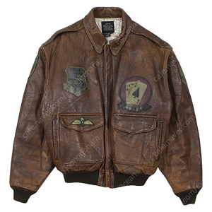 [L] 1987 Avirex Type A-2 Leather Flight Jacket 아비렉스 A2 레더 플라이트 자켓 80년대 빈티지 가죽