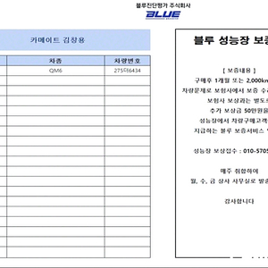 [르노코리아(삼성)]더뉴QM6 2.0 LPe RE 2WD 2020 년 중고차 ★군미필,저신용자 전용 할부★