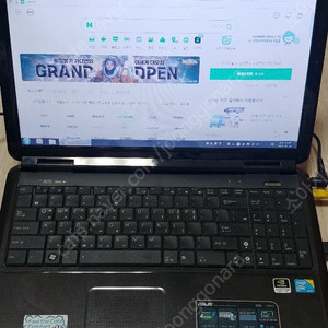 ASUS K50i 노트북 + 레노버노트북어댑터 + ddr3 4g(2개) // 택비포함