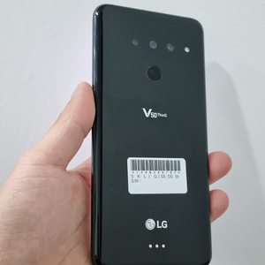 (266787)LG V50 ThinQ 블랙 128기가 정상해지 상태깨끗 7만원