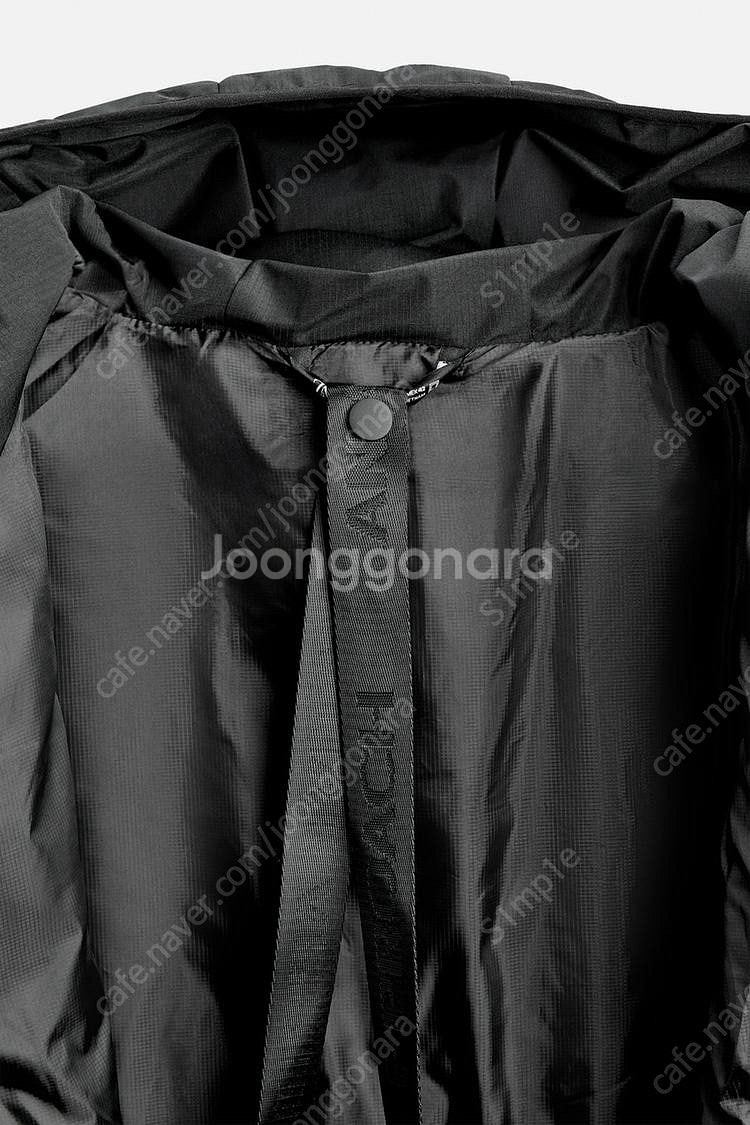 [새상품] ZARA 남성 후드 패딩 점퍼 자라 블랙--4