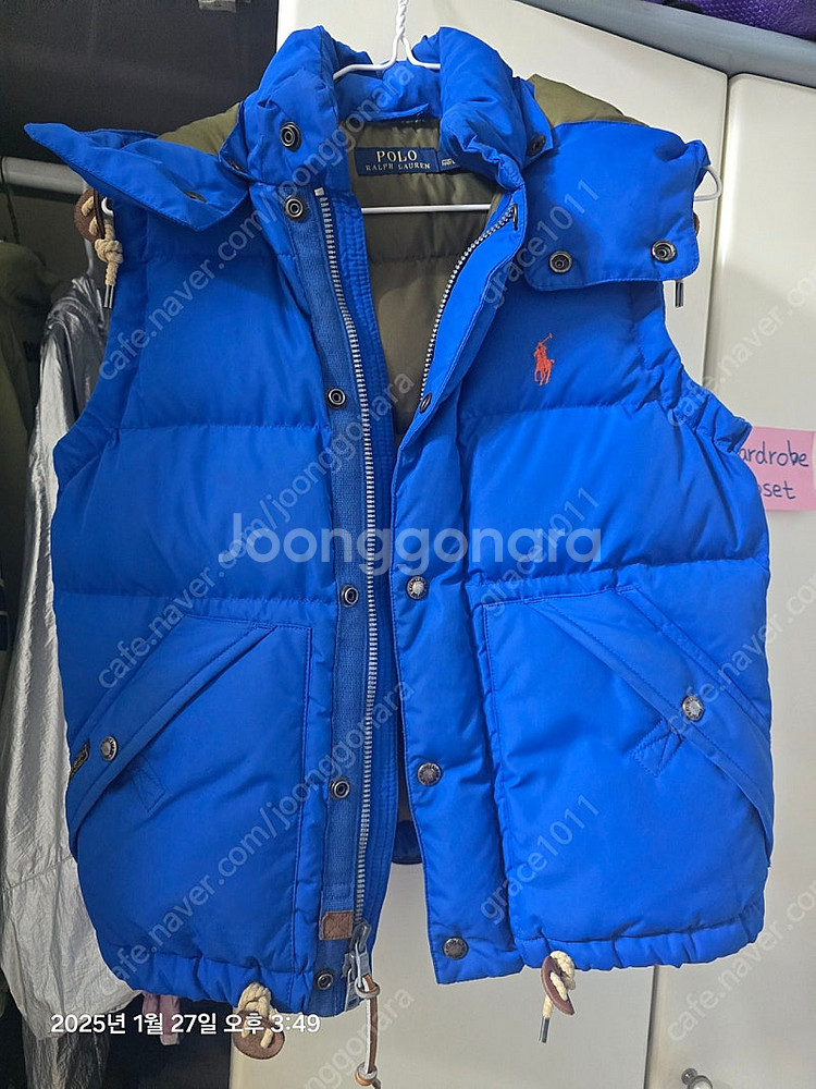 폴로 덕더운 패딩조끼 10-11y쯤 남아 패딩조끼--0