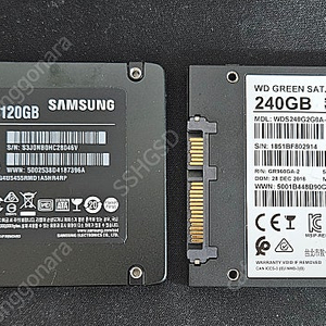 SSD WD GREEN 240GB, 삼성 750 evo 120GB 팝니다