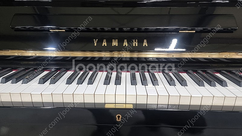 야마하피아노 U-1 블랙 made in japan--3
