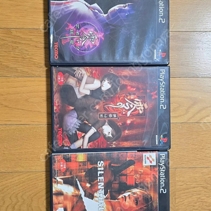 ps2 호러 명작 제로, 제로 붉은나비, 사일런트힐3, 사일러트힐4 팝니다!