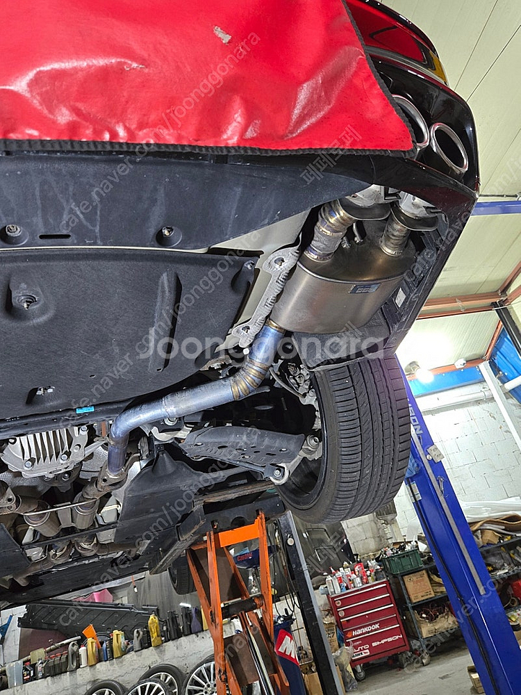 g80dh res티탄가변배기 팝니다--3