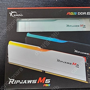 G.SKILL Ripjaws M5 RGB DDR5 RAM 96GB (2x48GB) 5200MT/s CL40-40-83 1.10V- 매트 화이트