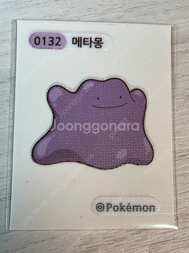 포켓몬 띠부씰 메타몽--0
