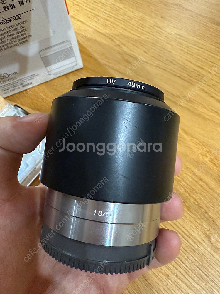 소니 이마운트 50미리 F1.8 oss 렌즈 팝니다--4