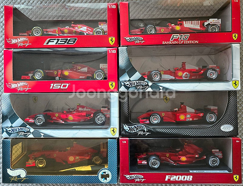 F1 핫 휠 페라리 1/18 빅스케일 경주 자동차 다이...--0