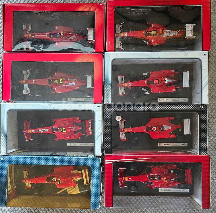 F1 핫 휠 페라리 1/18 빅스케일 경주 자동차 다이...--1
