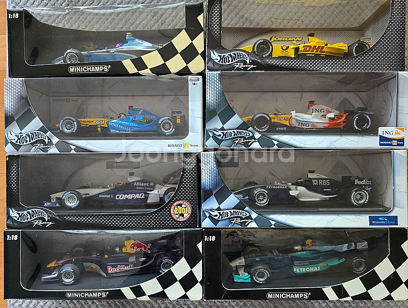 F1 핫 휠 페라리 1/18 빅스케일 경주 자동차 다이...--2