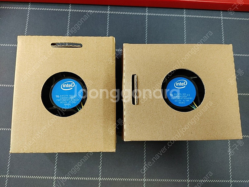 인텔 쿨러 2개 판매(E97379-003) DC 12V--2