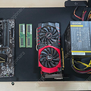 i7 6700 + DDR4 8GX2 + B150 + GTX970 4G + M.2 512G + 600W 세트로 판매합니다.