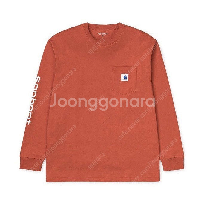 칼하트 wip 소프넷 롱슬리브 오렌지 XL--0