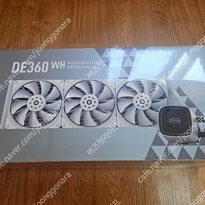 미개봉 PCCOOLER CPS DE360 3열 수냉쿨러 (화이트) 팝니다.