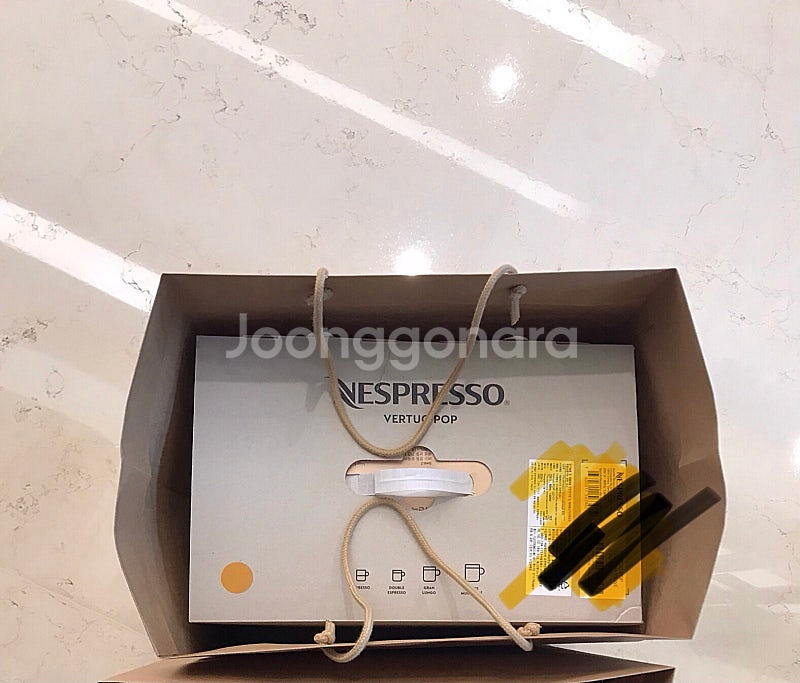 네스프레소 버츄오 팝 망고 예로우 캡슐커피머신--0