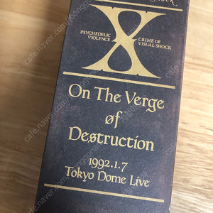 X-JAPAN 도쿄돔1992년 비디오테입