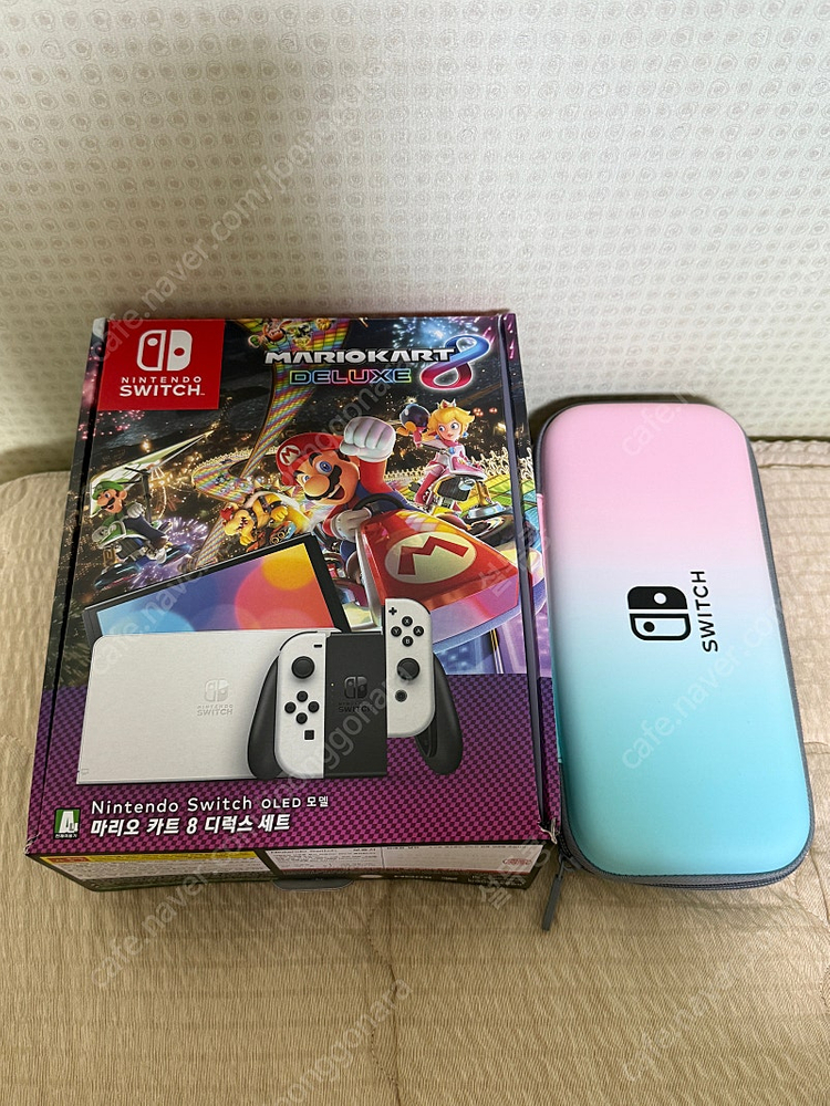 닌텐도 스위치 OLED 풀박스 화이트 24.10 구매/2주 사용--4