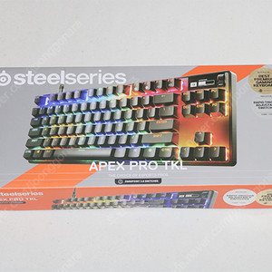 스틸시리즈 APEX Pro TKL Gen3 KR 자석축 게이밍 키보드(한글 레이아웃)