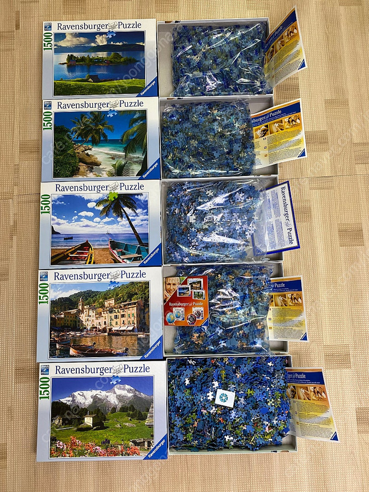 직소퍼즐-라벤스부르거(독일),클레멘토니(이태리),1500피스-11종 이미지