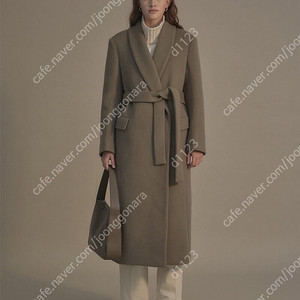 낫띵리튼 코트 Shawl collar long coat