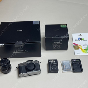 후지 x-t30ii 실버, XF23mm f2, 정품 추가배터리, 64기가 sd카드