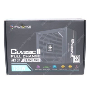 마이크로닉스 Classic II 풀체인지 750W 80PLUS스탠다드 ATX3.1 판매합니다.