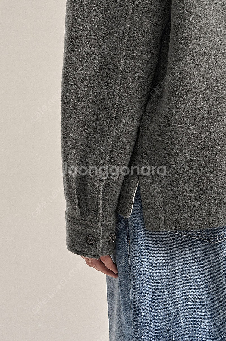 타임옴므 / 23fw 울 블렌드 부클 카라 니트/ 95--4
