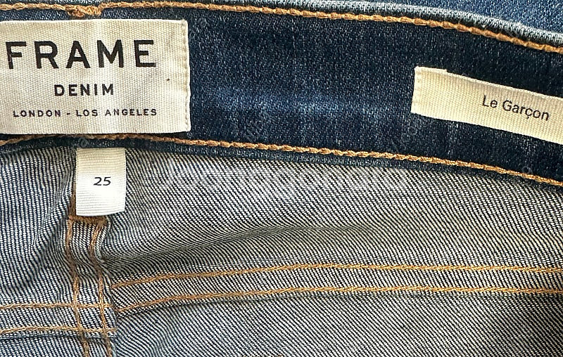 FRAME DENIM 디스트로이드 데님 스트레이트 진--3