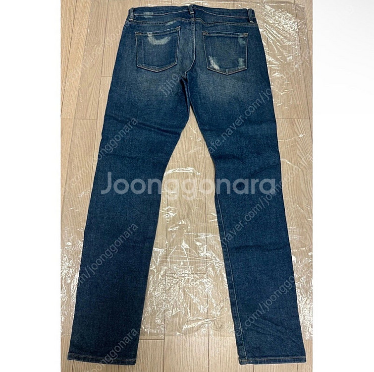 FRAME DENIM 디스트로이드 데님 스트레이트 진--6