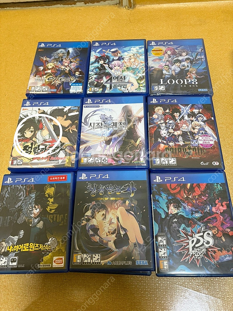플레이스테이션(ps4)게임시디59장 팝니다--2