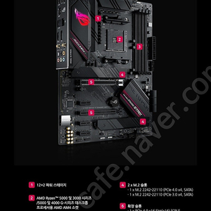 ASUS ROG STRIX B550-F GAMING WIFI II 미사용 팝니다.