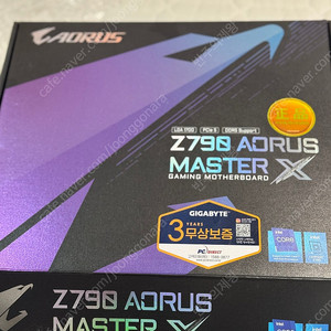 기가바이트 Z790 AOURS MASTER X 어로스 마스터 X 메인보드+14700K 시퓨 팝니다