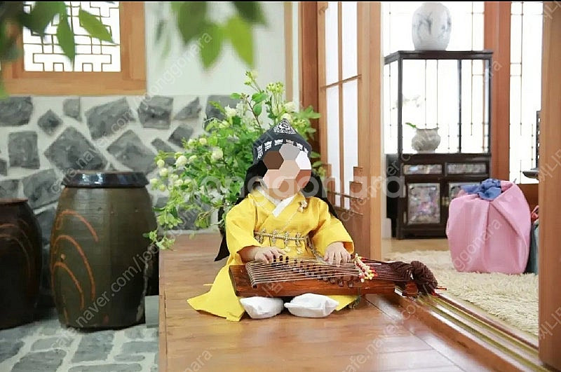남아한복 노랑동다리 + 두루마기 2호 (큰아기 돌한복 ...--9