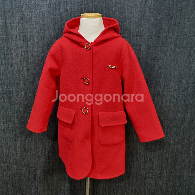 프랜치캣 여아동 핸드메이드 코트 120, (상태굿) 032906--0