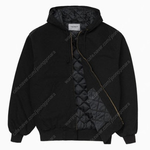 칼하트WIP OG ACTIVE JACKET BLACK AGED CANVAS 오지 액티브 자켓 블랙 에이지드 캔버스(L)새상품